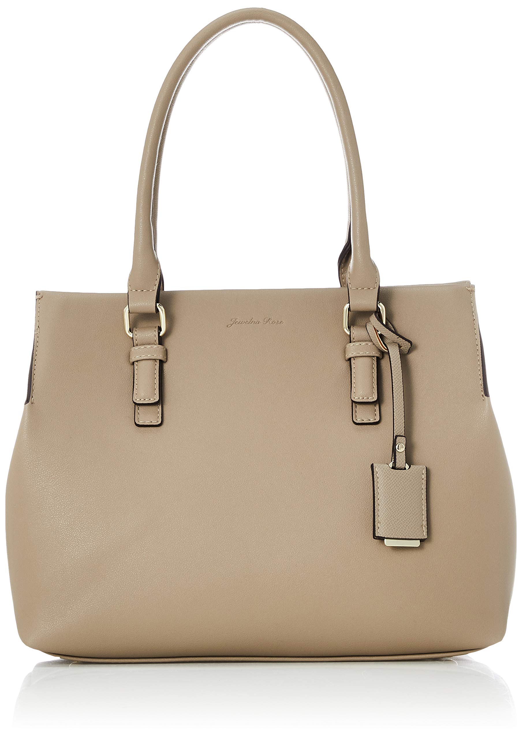 Jewelna Rose OLバッグ・セレム 横型トートバッグ A4グレージュ